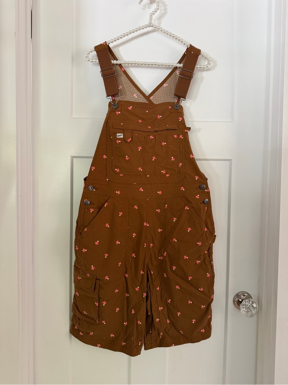 Rust Brown Short Overalls 🍄